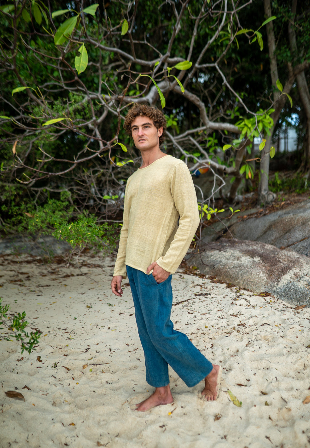 Full Sleeve Top - Hemp - Natural White