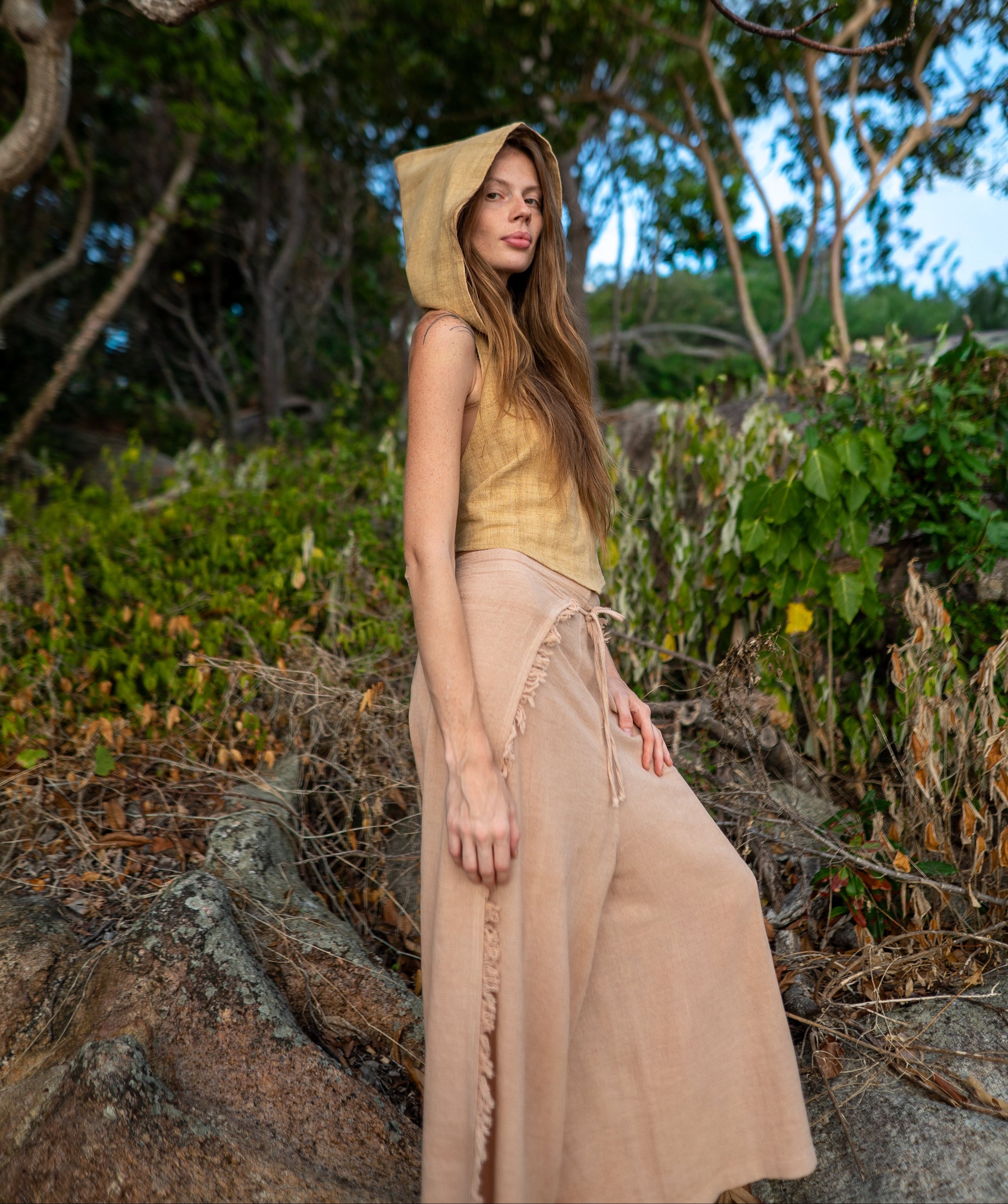 Forest Hoodie - Hemp-Cotton - Barberry Bark