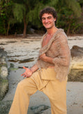 Feather - Handwoven Scarf -  Wild Nettle